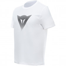 T-SHIRT DAINESE LOGO BLANC NOIR