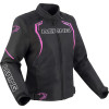 BLOUSON BERING LADY SWEEK NOIR FUCHSIA