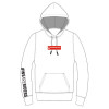 SWEAT MOTOSHOPPING CUSTOM BLANC NOIR ROUGE