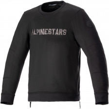 SWEAT ALPINESTARS LEGIT CREW FLEECE NOIR GRIS