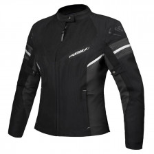 BLOUSON IXON ILANA EVO NOIR ANTHRACITE ARGENT