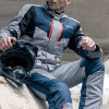 VESTE BERING SIBERIA GRIS BLEU ROUGE