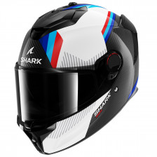 SHARK SPARTAN GT PRO DOKHTA CARBON BLANC BLEU 22-06