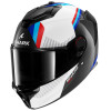 SHARK SPARTAN GT PRO DOKHTA CARBON BLANC BLEU 22-06