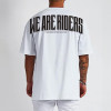 T-SHIRT OVERSIZE MOTOSHOPPING BLANC