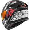SHARK SKWAL I3 HELLCAT NOIR MAT CHROME ROUGE 22-06