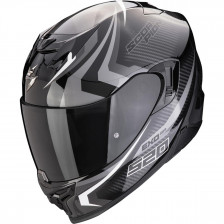 SCORPION EXO-520 EVO TERRA NOIR ARGENT BLANC 22-06