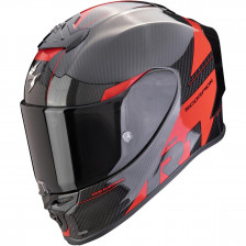 SCORPION EXO-R1 EVO CARBON RALLY NOIR ROUGE 22-06