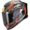 SCORPION EXO-R1 EVO COUP NOIR ROUGE JAUNE 22-06