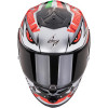 SCORPION EXO-R1 EVO ZACCONE ARGENT NOIR ROUGE 22-06