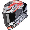 SCORPION EXO-R1 EVO ZACCONE ARGENT NOIR ROUGE 22-06
