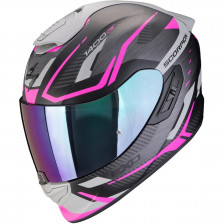SCORPION EXO-1400 EVO 2 AIR ACCORD NOIR MAT ROSE 22-06