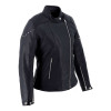 BLOUSON HELSTONS JANIS CUIR SOFT NOIR