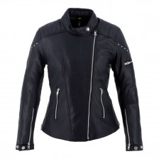BLOUSON HELSTONS JANIS CUIR SOFT NOIR