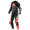 COMBINAISON DAINESE AUDAX D-ZIP NOIR ROUGE BLANC