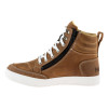 BASKETS HELSTONS OSAKA CUIR TAN NUBUC