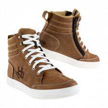 BASKETS HELSTONS OSAKA CUIR TAN NUBUC