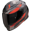 SCORPION EXO-491 ABILIS NOIR MAT ARGENT ROUGE