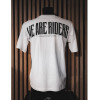 T-SHIRT OVERSIZE WE ARE RIDERS BLANC