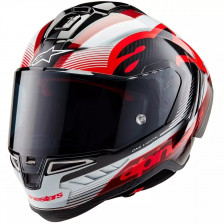 ALPINESTARS SUPERTECH R10 TEAM CARBON ROUGE