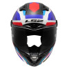 LS2 FF805 THUNDER GP AERO RAUTE BLUE RED 22-06 