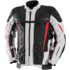 VESTE FURYGAN MONTROC 3EN+ KEVLAR NOIR PEARL ROUGE