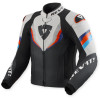 BLOUSON REV'IT QUANTUM 3 NOIR GRIS CLAIR