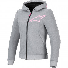 SWEAT ALPINESTARS STELLA CHROME V2 GRIS ROSE