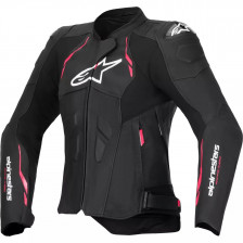 BLOUSON ALPINESTARS STELLA DUSK NOIR ROSE BLANC