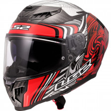 LS2 FF807 DRAGON ENTHUM ROUGE