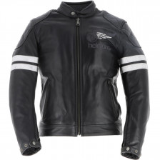 BLOUSON HELSTONS JAKE SPEED BUFFALO NOIR BLANC