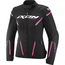 BLOUSON IXON STRIKER 2 LADY NOIR ROSE VIF