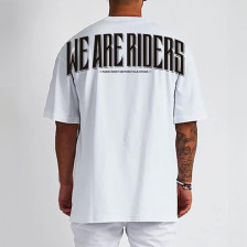 T-SHIRT OVERSIZE MOTOSHOPPING BLANC V2