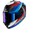 SHARK SPARTAN GT PRO CARBON GUINTOLI BLEU ROUGE 22-06