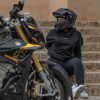 SWEAT OVERSIZE WE ARE RIDERS NOIR OR