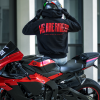 SWEAT OVERSIZE WE ARE RIDERS NOIR ROUGE