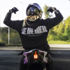 SWEAT OVERSIZE WE ARE RIDERS NOIR BLANC