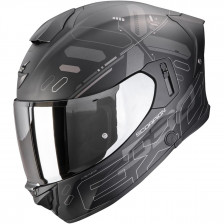 SCORPION EXO-530 FOND NOIR MAT ARGENT