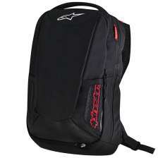 SAC A DOS CITY HUNTER NOIR ROUGE