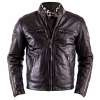 BLOUSON HELSTONS ACE CUIR RAG MARRON