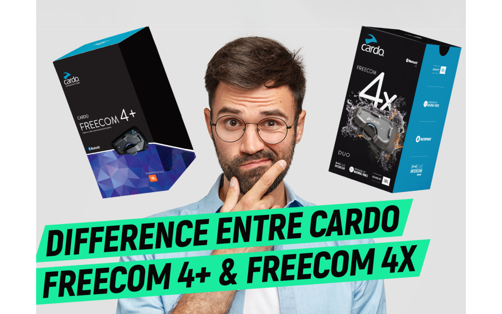 Intercom Cardo Systems : Freecom 4x et Freecom 4+