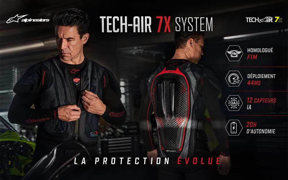 Alpinestars Tech-Air® 7X : La nouvelle génération de systèmes d'airbag pour moto