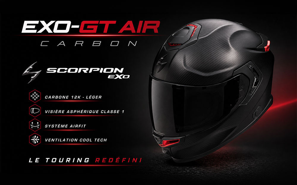 Présentation du casque Scorpion EXO-GT SP Air