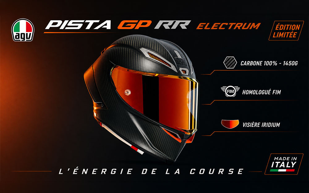 AGV Pista GP RR Electrum : Une Nouvelle Série Limitée Prête à Conquérir les Passionnés