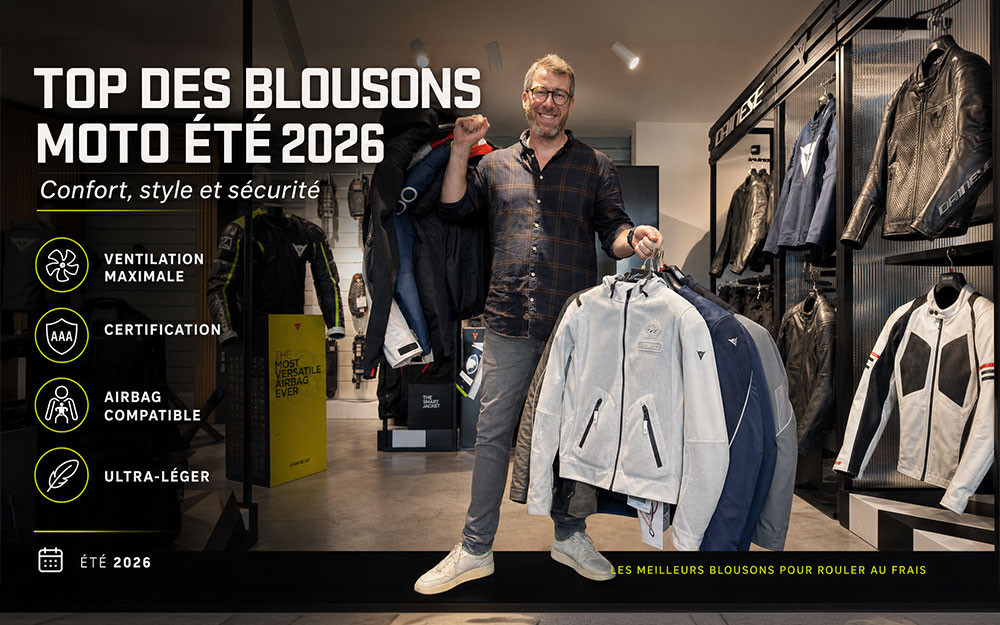 Top des blousons moto été 2026 : Confort, style et sécurité