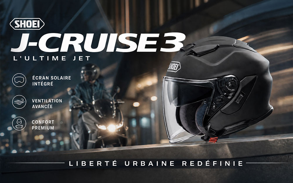 Le nouveau Shoei J-Cruise 3 : L'évolution tant attendue du casque jet