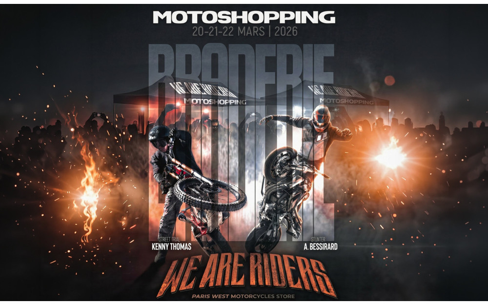 Braderie MotoShopping Mars 2026 : 3 jours pour s’équiper et lancer la saison moto